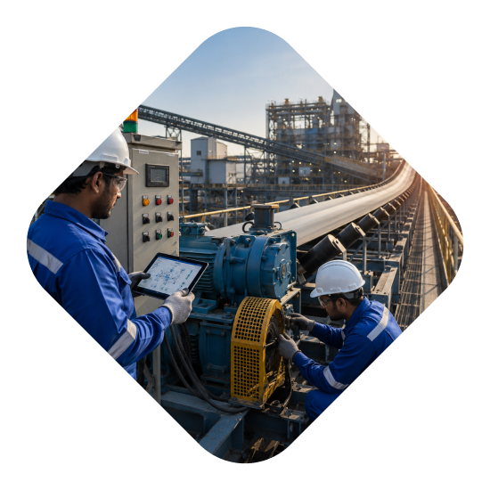 Conveyor system start-up operations