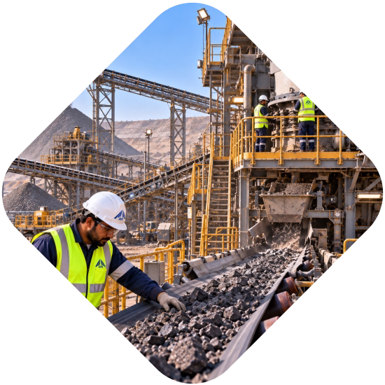 Heavy mining equipment maintenance