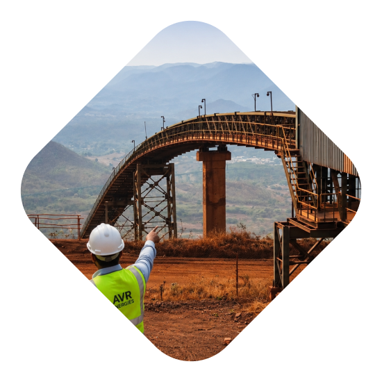 AVR Energies pipe conveyor industrial expertise