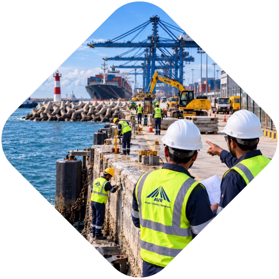 Port infrastructure maintenance