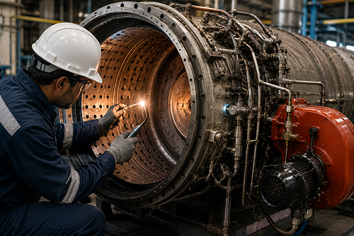 Hot Section & Combustor Repairs for Gas Turbines