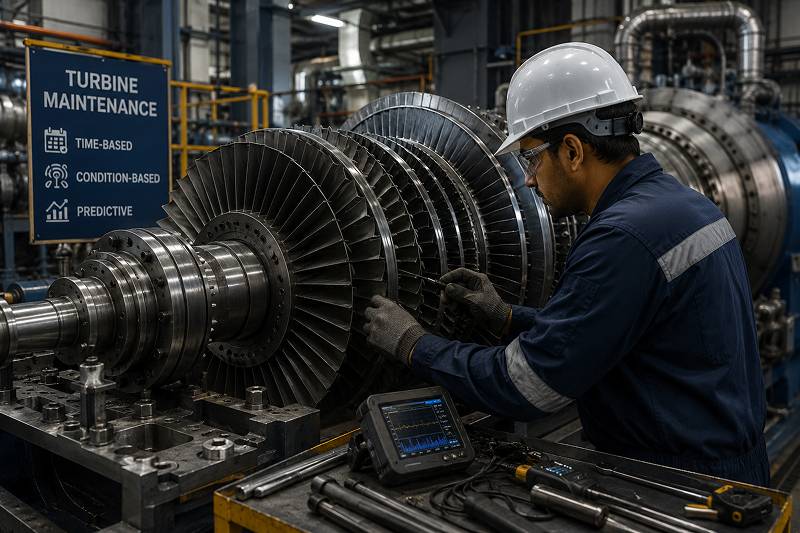 Turbine preventive and predictive maintenance